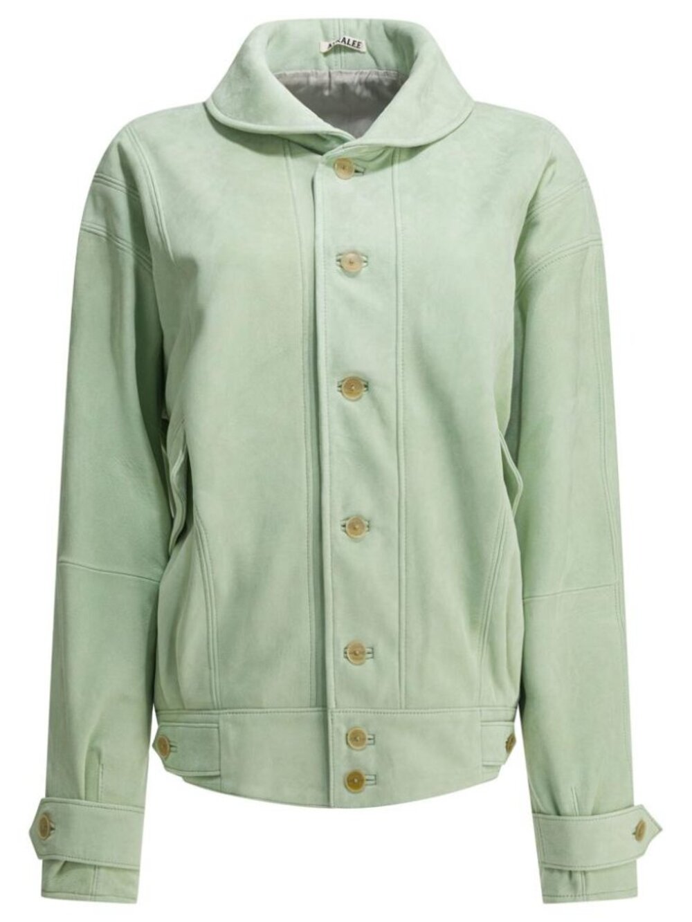 Auralee Suede Leather Jacket Tag Size 2 Women